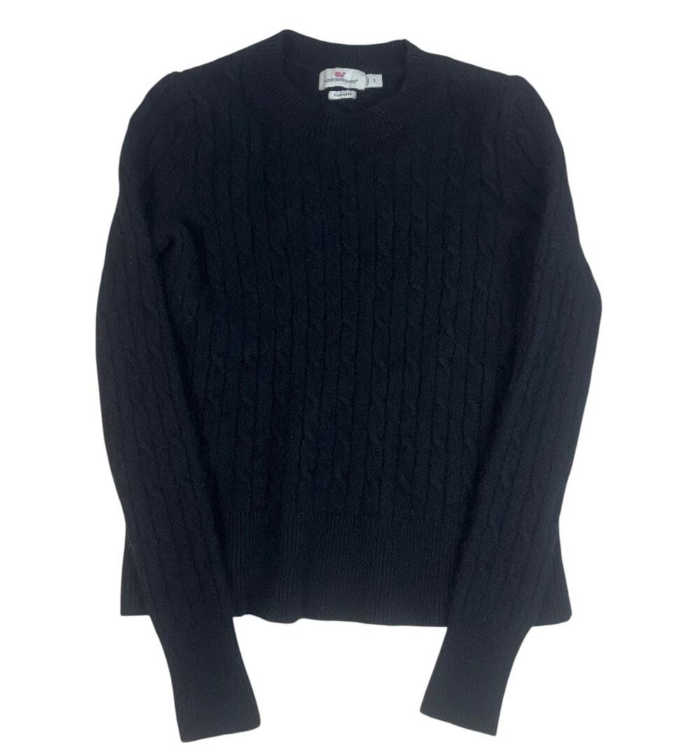 VINEYARD VINE Cashmere Classic Cable Crewneck Sweater